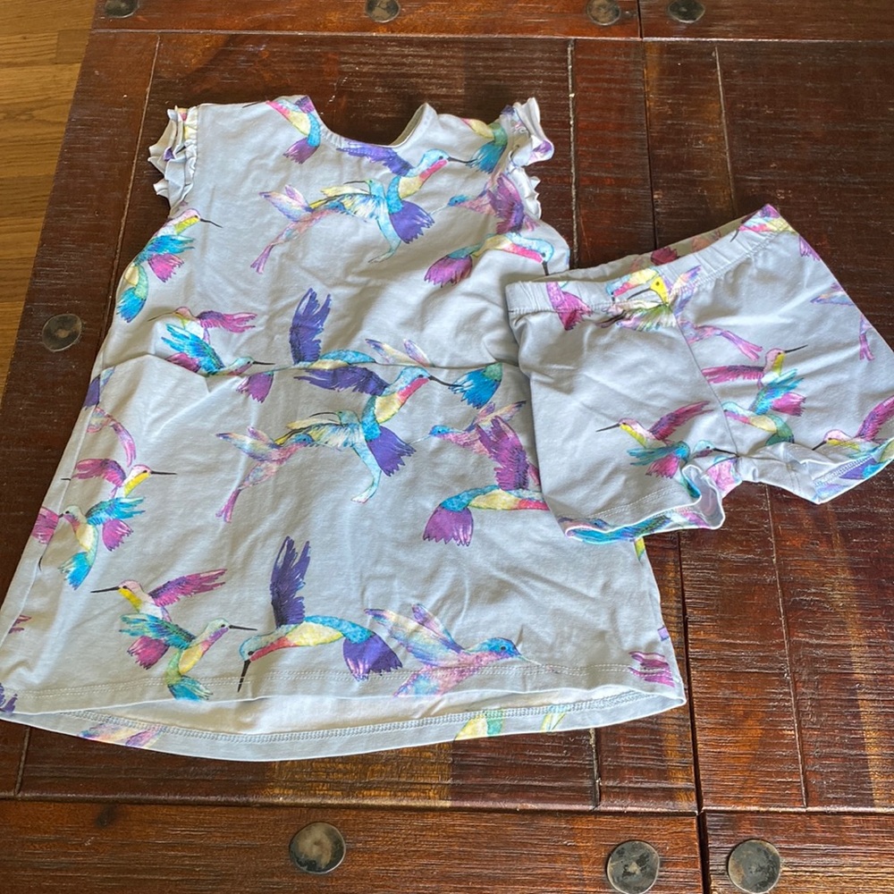Art & Eden 9-12 month baby girl dress and shorts